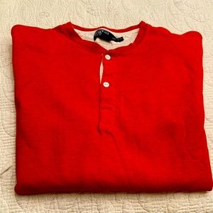 Polo by Ralph Lauren large thermal cotton with insulation layer. Soft orange